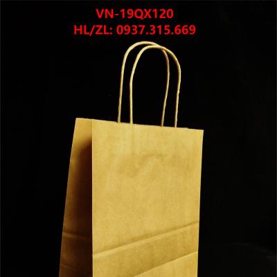 Túi Giấy Kraft Đựng Bánh Mang Đi Có Quai Xách